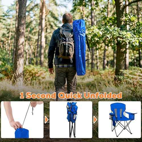 Portable Camping Chairs for Adult (2 Count)