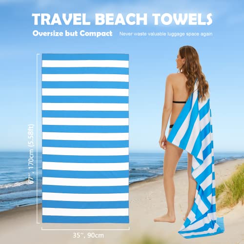 Microfiber Beach Towel Sand (4 Count)