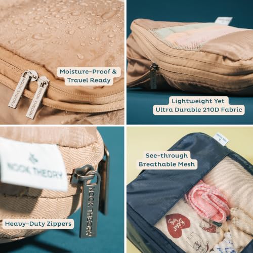10 Pack Large Compression Packing Cubes for Travel (10 Count)