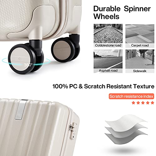 16 Inch Underseat Carry On Luggage with Wheels