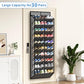20 30 Pairs Grey Over the Door Shoe Organizer