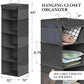 5 Shelf Hanging Closet Organizer