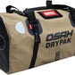 Waterproof Duffel& Luggage Bag - Motorcycle Dry Bag Tail Saddle Bags with Roll Top Closure,Large Storage Space,for Camping, Kayaking, Fishing & Traveling(MudBrown, 40L)