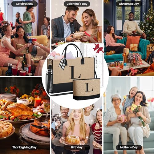 Personalized Initial Tote Bag