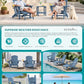 HDPE Folding Adjustable Adirondack Chair with Footrest