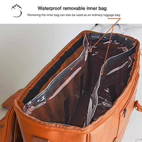 6 Wine Bottles Carrier Leather Bag