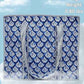 100% Cotton Quilted Tote Bag For Women