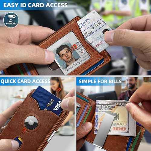 Airtag Wallet for Men (11 Count)
