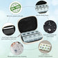 Weekly Travel Pill Organizer Pill Case for Purse with Removable 7 Day Pill Box (2 Count)