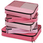 5 Pcs Packing Cubes for Suitcase Large Travel Cubes Carry on Luggage Organizer Bags for Clothes Accessories (5 Count)