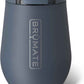 BrüMate Uncork'd 14oz 100% Leakproof Insulated Wine Tumbler | Locking Lid | Insulated Stainless Steel Wine Glass | Perfect For Travel & Outdoors | BPA-Free (Nightfall Blue)