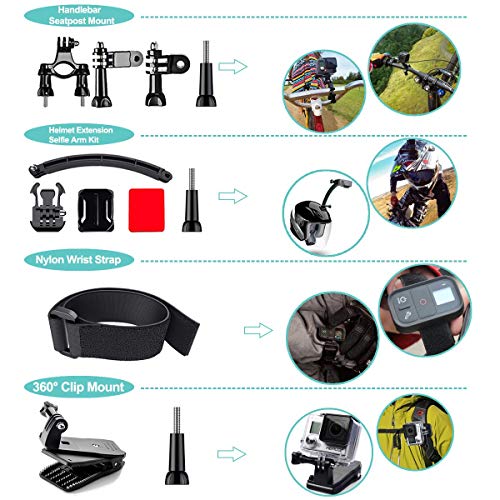 61 in 1 Action Camera Accessories Kit for GoPro Hero 13 12 11 10 9 8 7 6