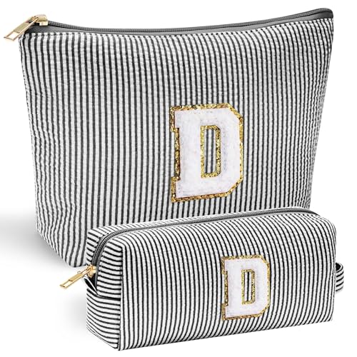 Initial Cute Monogrammed Makeup Bag for Women