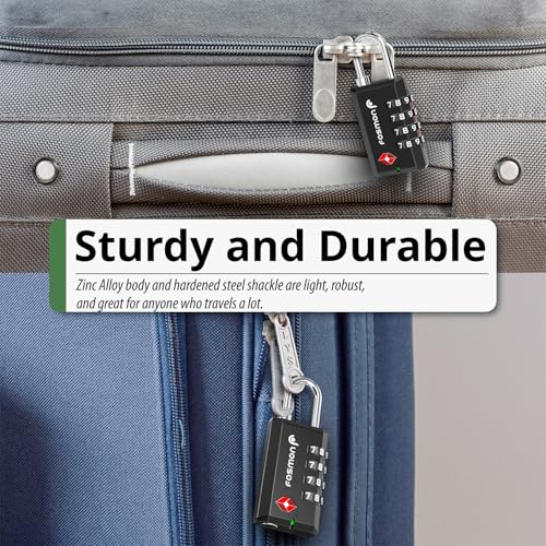 TSA Approved Luggage Locks (4 Count)