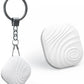 Key Finder, Bluetooth Tracker Item Locator with Key Chain for Keys Pet Wallets or Backpacks and Tablets, Batteries Include (White, 1 Pack)