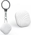 Key Finder, Bluetooth Tracker Item Locator with Key Chain for Keys Pet Wallets or Backpacks and Tablets, Batteries Include (White, 1 Pack)