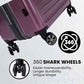 Rails 3 Piece Luggage Set with 360° Spinner Wheels