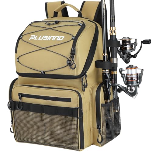 Fishing Backpack with Rod Holders & Cooler