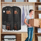 43" Heavy Duty Garment Bags for Travel 6.5" Gusseted Suit Bags for Closet Storage 2 Handles Hanging Clothes Bag with Pocket Mens Suit Cover for Shirts
