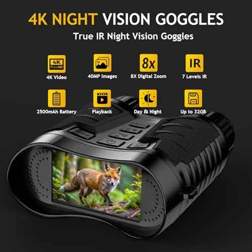 4K Night Vision Goggles Binoculars