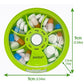 4PCS INVODA Weekly Pill Organizer 7 Compartment Rotating Pill Box for Daily (28 Count)