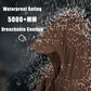 Hooded Rain Poncho Lightweight Waterproof Unisex Raincoat Jacket with Pocket for Men Women Adult