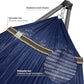 Combo x2 Hammocks with Stand for Outside & Tree Straps