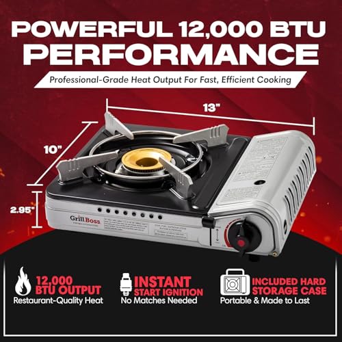 Grill Boss Dual Fuel Camping Stove