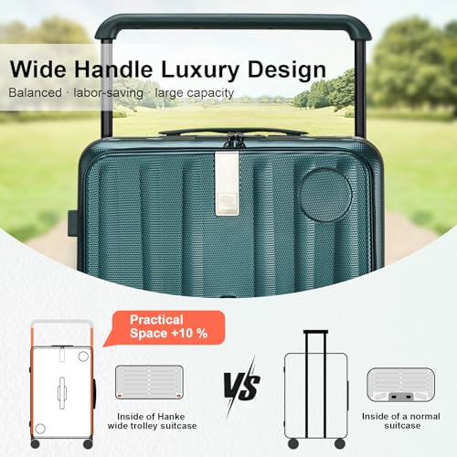 Multifunctional 26 Inch Hard Shell Suitcases with Wheels Travel Approved Luggage Large Rolling Suitcase Checked Luggage for Women Men