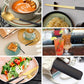6 Pieces Stainless Steel Flatware Set Portable Reusable Cutlery Set Travel Utensils Set Including Chopsticks Knife Fork Spoon Straws Cleaning Brush Dishwasher Safe (6 Count)