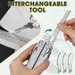 Multitool Pliers with Damascus Knife & Large Scissors
