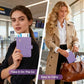 Premium Leather Passport Holder Covers Case