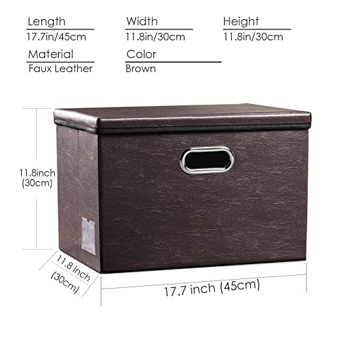 Large Stackable Storage Boxes with Lids [5