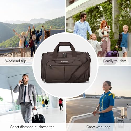 Small Underseat Carry On Luggage Bags for Travel with 10 Pockets