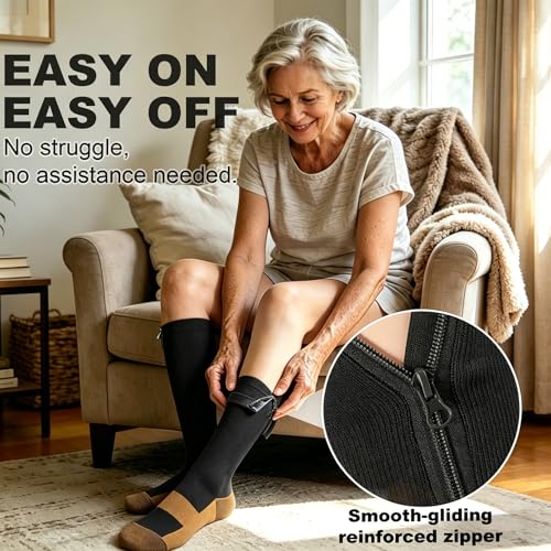 Zipper Compression Socks 15