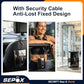 Water Fire Resistant Steel Case Lock Box 3Ft Cable Resettable Combo