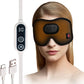 Heated Eye Mask with Bluetooth Headphones SYPVRY Wireless Sleep Eye Mask Headphones for Sleeping with Temperature & Timer Control, Warm Eye Compress USB Heated Mask for Dry Eyes Style, Black