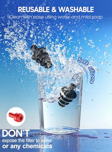 Motorcycle Ear Plugs for Wind Noise Reduction (2 Count)