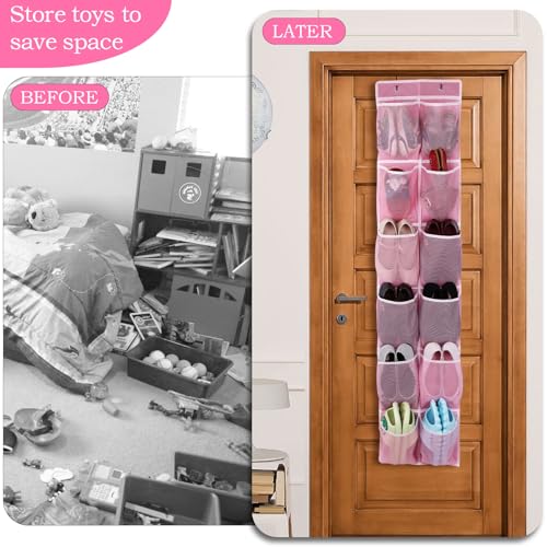 Over the Door 12 Pocket Hanging Shoe Organizer