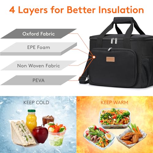 Large Lunch Bag (Black / Jumbo(24L))