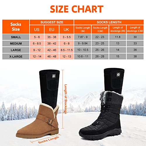 Upgraded Rechargeable Electric Heated Socks
