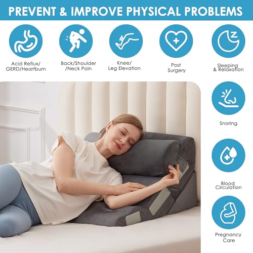 Wedge Pillow Set for After Surgery (3 Count)