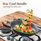 11inch Nonstick Frying Pan Chef's Pan with Glass Lid