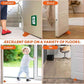 4 Pcs Heavy Duty Rubber Door Stops Wedge Stackable (4 Count)