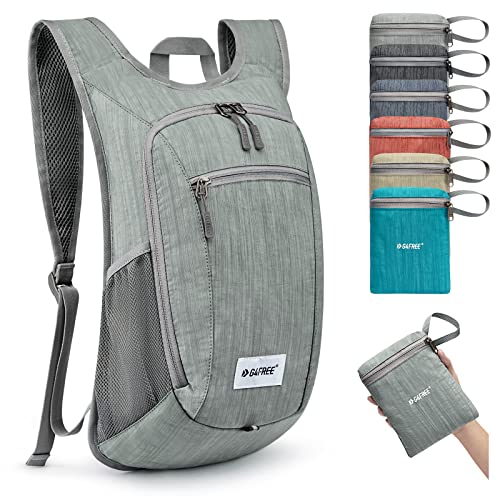 10 15L Small Rucksack Foldable Backpack Lightweight Packable Daypack Travel Outdoor Hiking Shoulder Bag