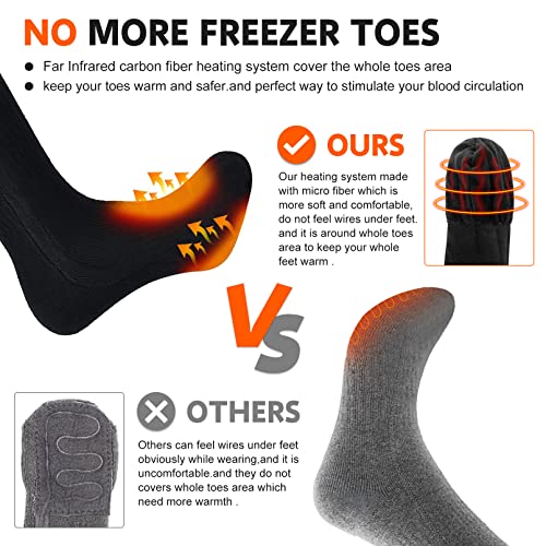 Upgraded Rechargeable Electric Heated Socks
