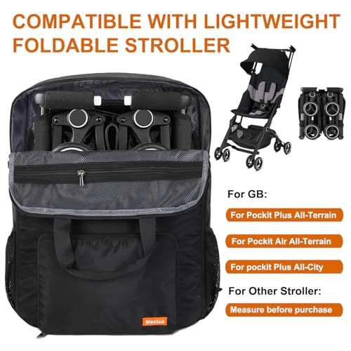 Stroller Travel Bag Compatible with GB Pockit Air Plus All Terrain and GB Pockit + All City