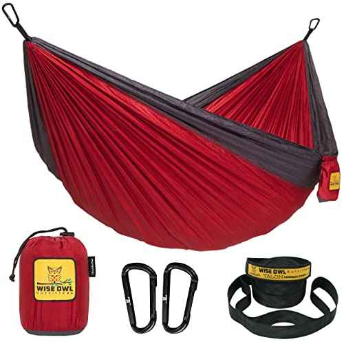 Hammock for Camping Double Hammocks Gear for The Outdoors Backpacking Survival or Travel