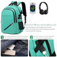17.3 inch Large Laptop Backpack Durable Waterproof Travel College Backpack Bookbag for Men & Women Business Backpack with USB Charging Port