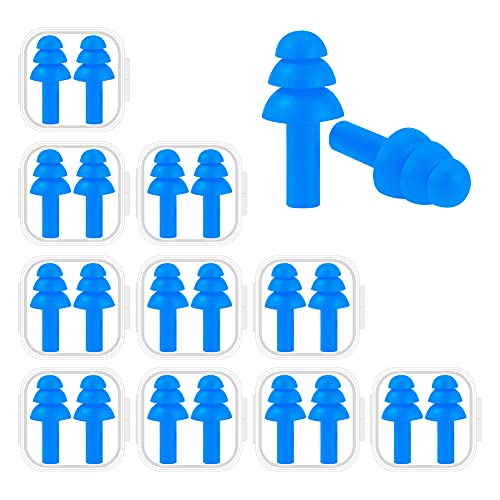10 Pairs Noise Cancelling Ear Plugs (10 Count)